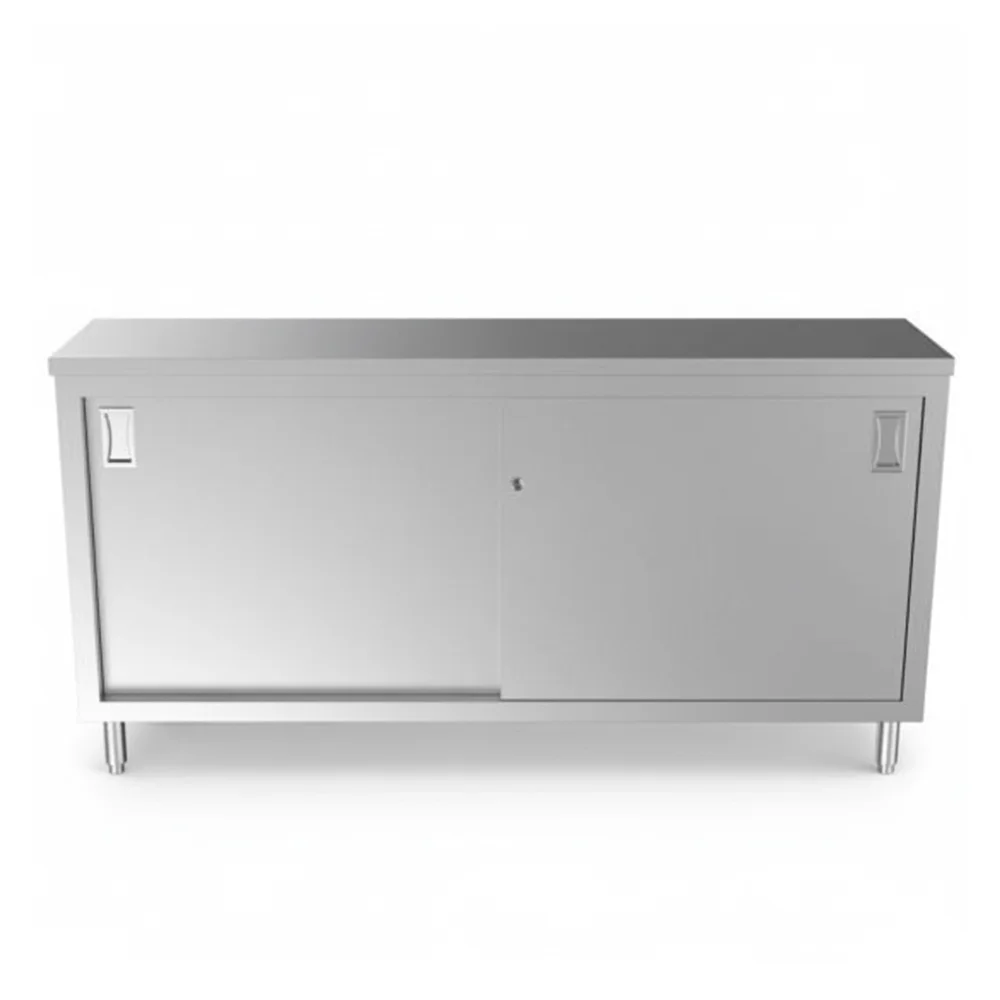 ProKitchen Series 18" x72" 16-Gauge Enclosed Base Stainless Steel Work Table with Adjustable Shelf