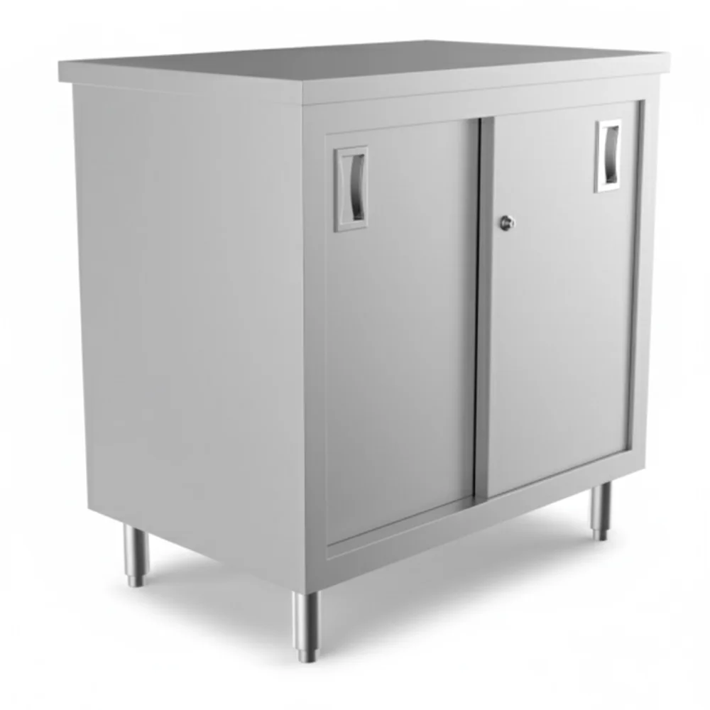 ProKitchen Series 24" x36" 16-Gauge Enclosed Base Stainless Steel Work Table with Adjustable Shelf