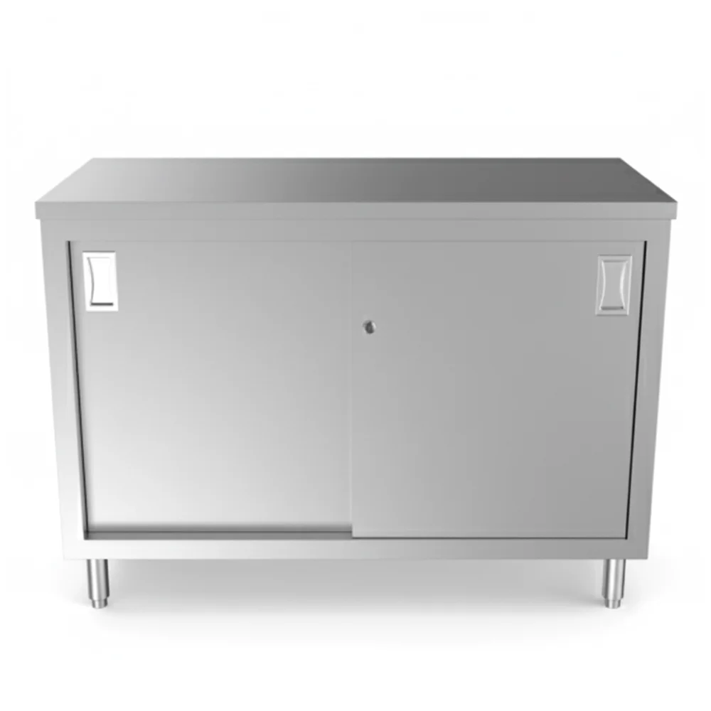 ProKitchen Series 24" x48" 16-Gauge Enclosed Base Stainless Steel Work Table with Adjustable Shelf