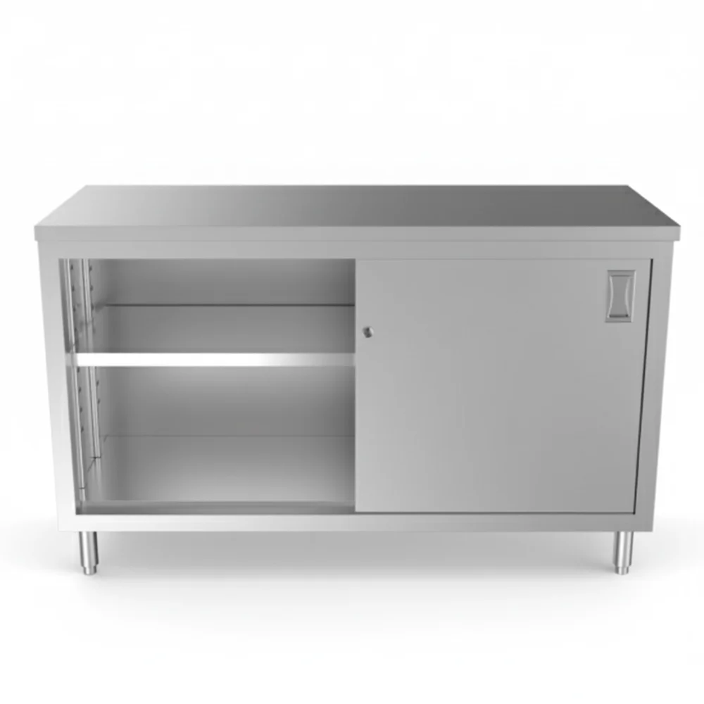 ProKitchen Series 24" x60" 16-Gauge Enclosed Base Stainless Steel Work Table with Adjustable Shelf