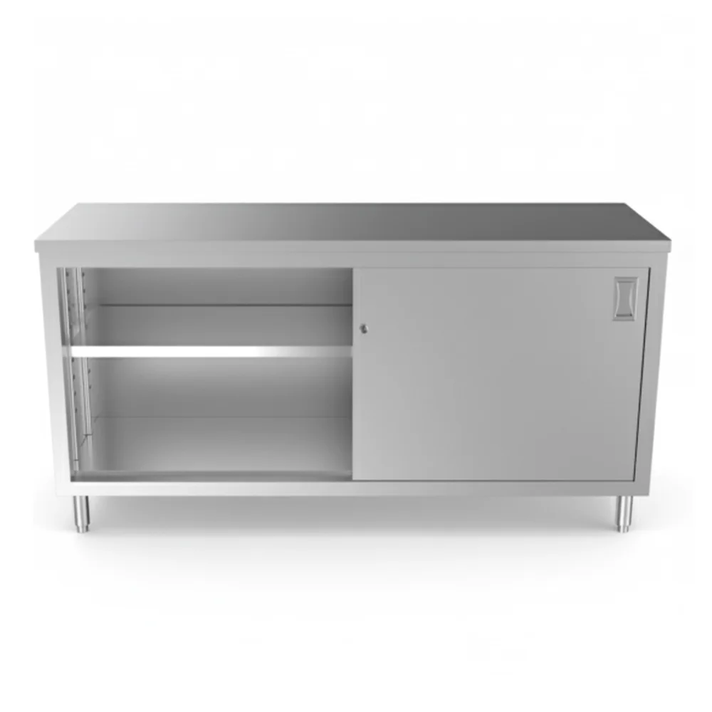 ProKitchen Series 24" x72" 16-Gauge Enclosed Base Stainless Steel Work Table with Adjustable Shelf
