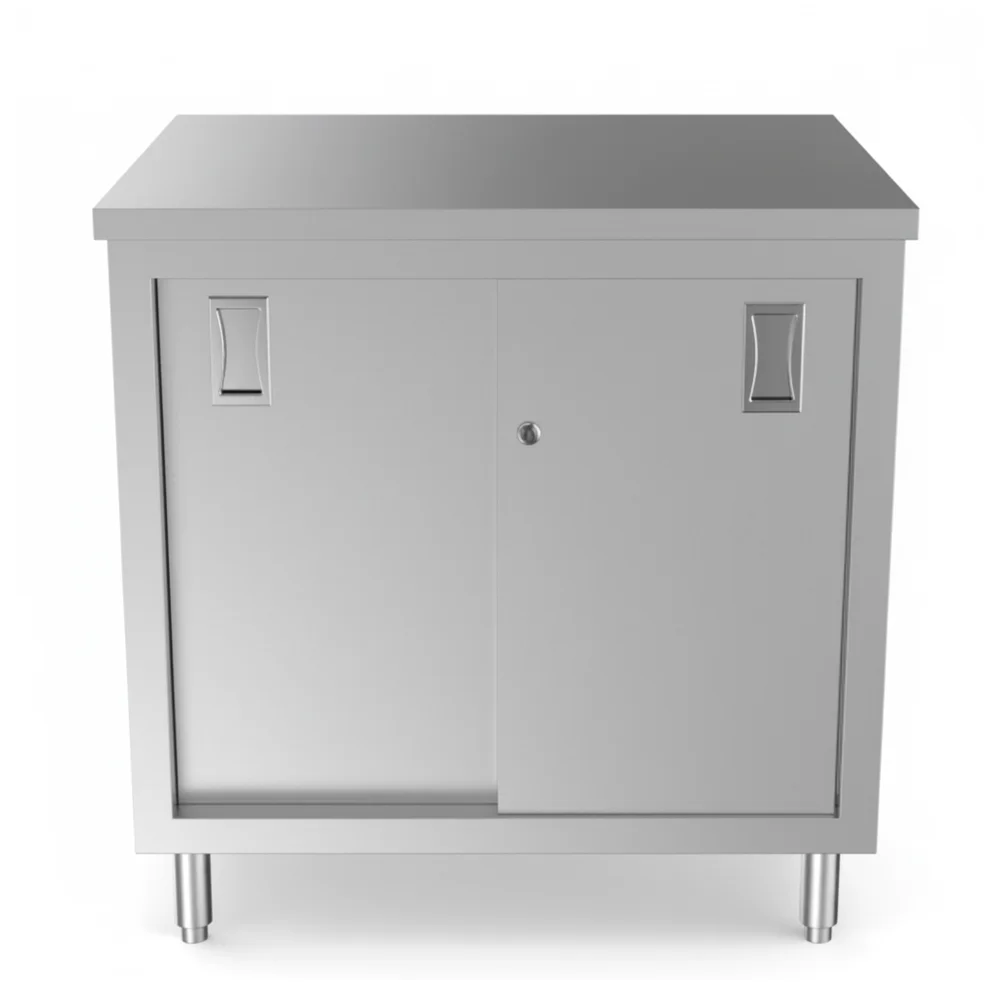 ProKitchen Series 30" x36" 16-Gauge Enclosed Base Stainless Steel Work Table with Adjustable Shelf