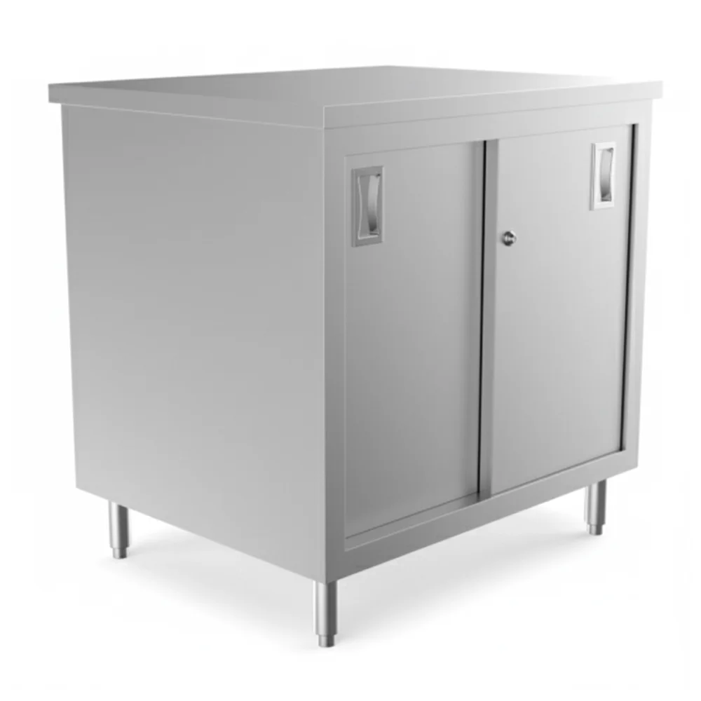 ProKitchen Series 30" x36" 16-Gauge Enclosed Base Stainless Steel Work Table with Adjustable Shelf