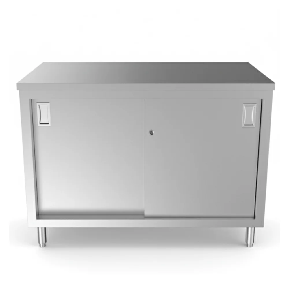 ProKitchen Series 30" x48" 16-Gauge Enclosed Base Stainless Steel Work Table with Adjustable Shelf