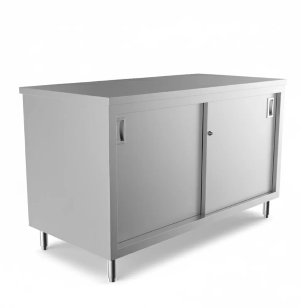 ProKitchen Series 30" x60" 16-Gauge Enclosed Base Stainless Steel Work Table with Adjustable Shelf