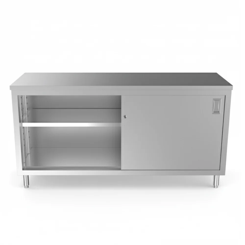 ProKitchen Series 30" x72" 16-Gauge Enclosed Base Stainless Steel Work Table with Adjustable Shelf
