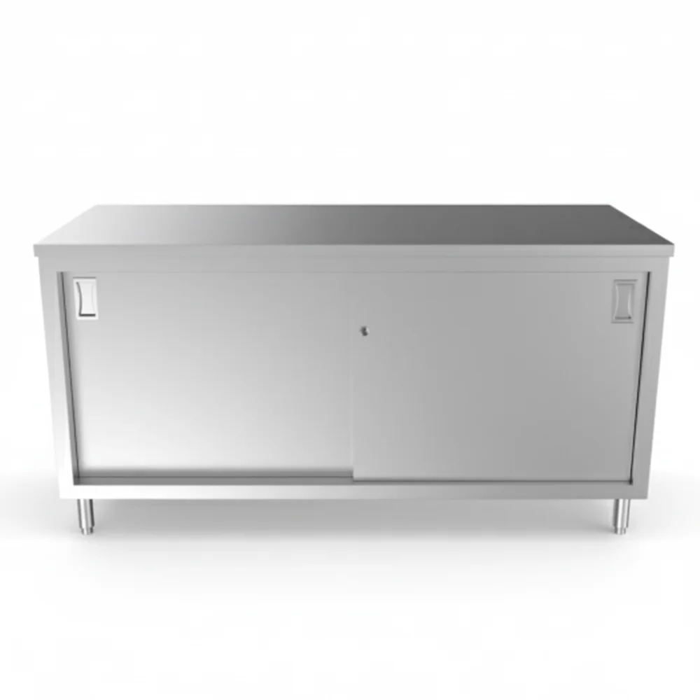 ProKitchen Series 30" x72" 16-Gauge Enclosed Base Stainless Steel Work Table with Adjustable Shelf