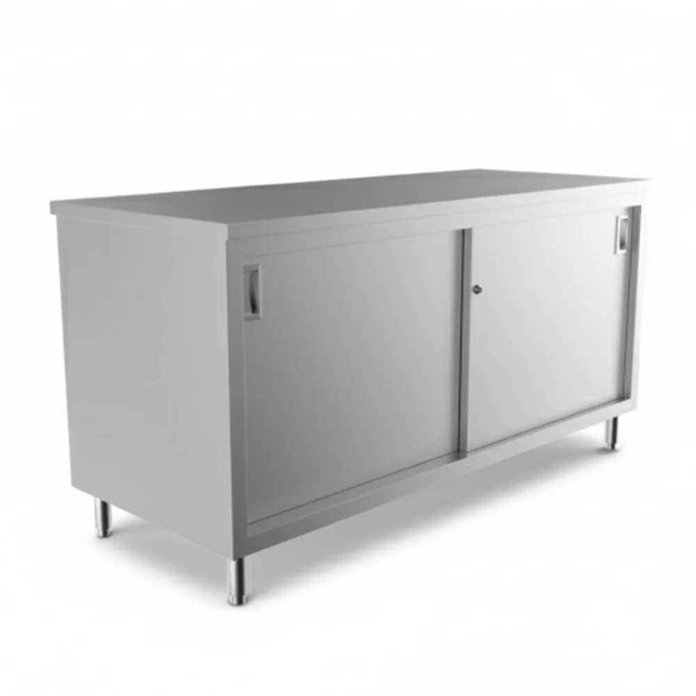 ProKitchen Series 30" x72" 16-Gauge Enclosed Base Stainless Steel Work Table with Adjustable Shelf