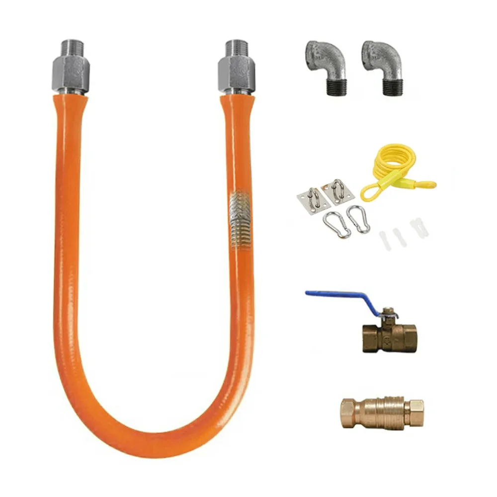 ProKitchen Series 3/4" X 48" Gas Hose Connector Kit