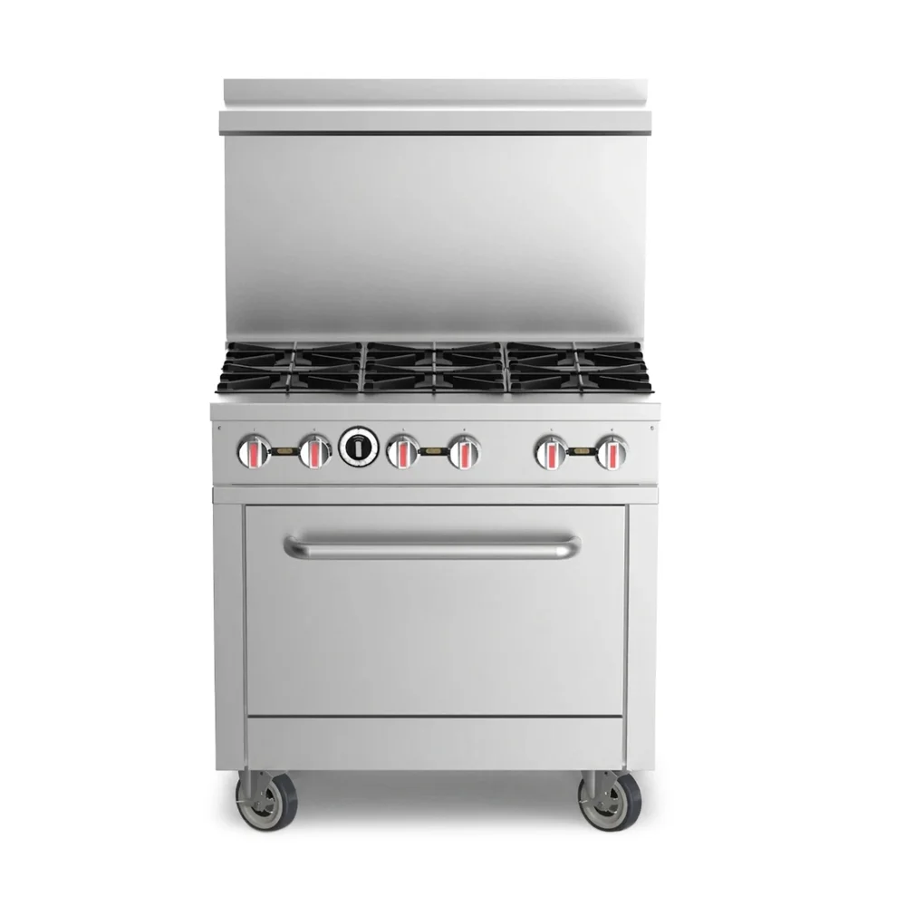 ProKitchen Series 36" Gas Range with 1 Oven & 6 Burners, 210,000 BTU - Natural Gas
