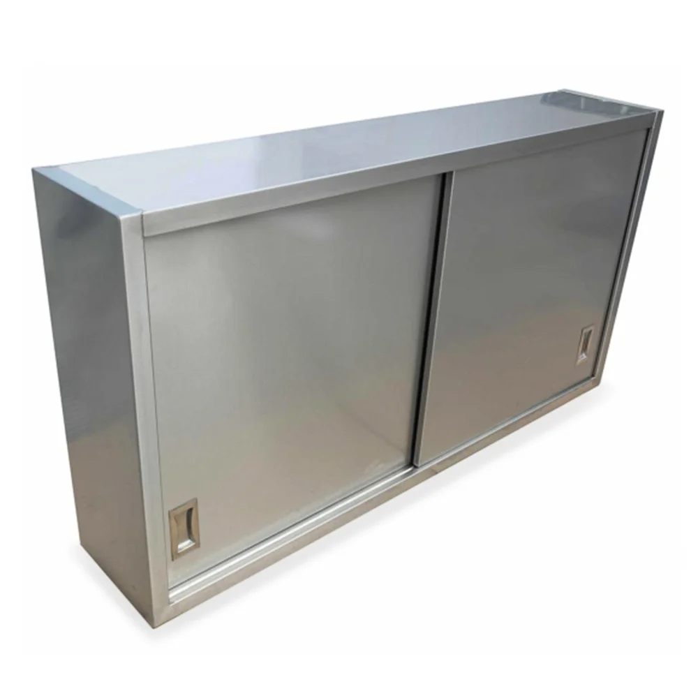 ProKitchen Series 15" x 48" Stainless Steel Wall Cabinet with Flat Top