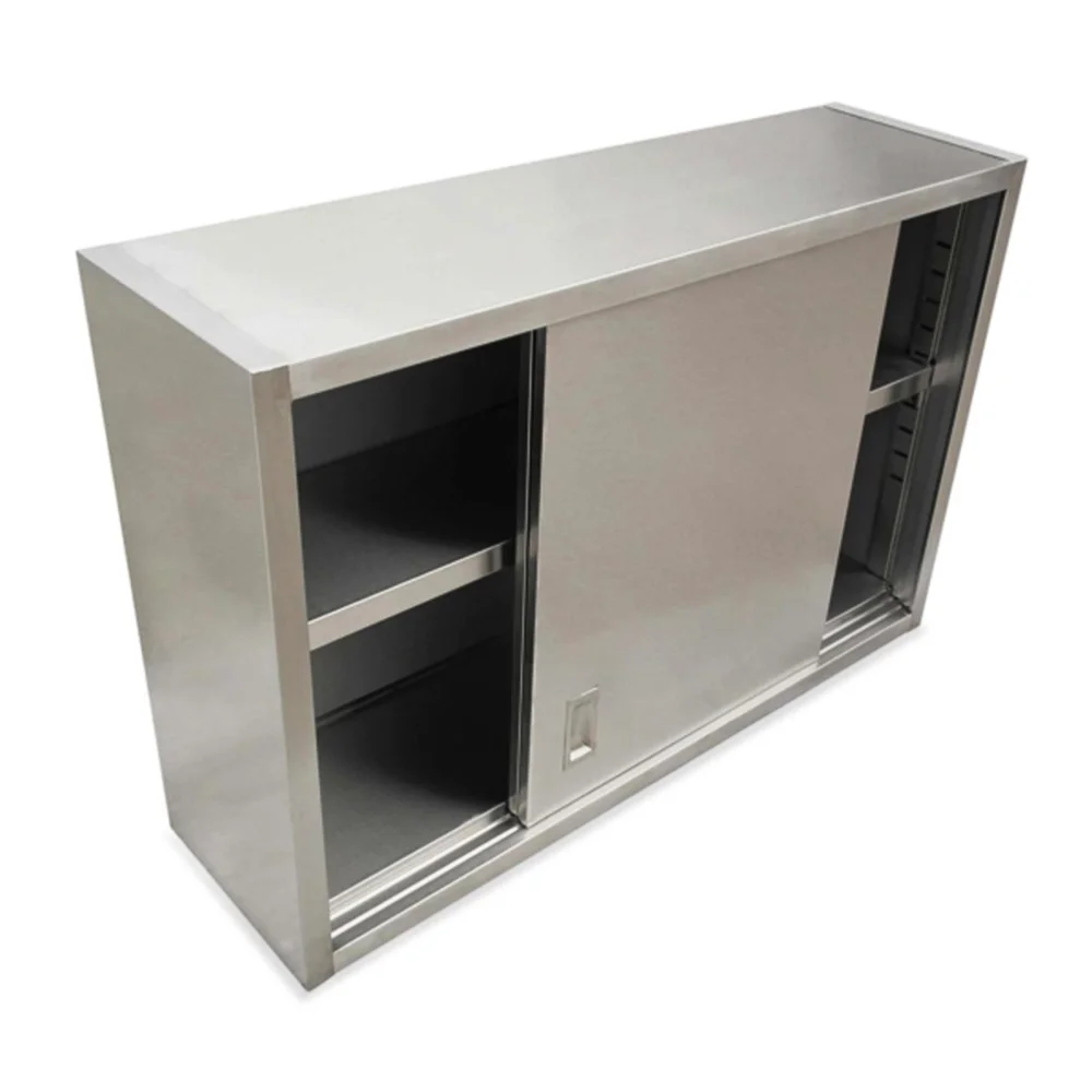 ProKitchen Series 15" x 48" Stainless Steel Wall Cabinet with Flat Top