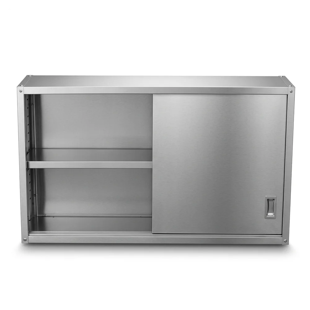 ProKitchen Series 15" x 72" Stainless Steel Wall Cabinet with Flat Top