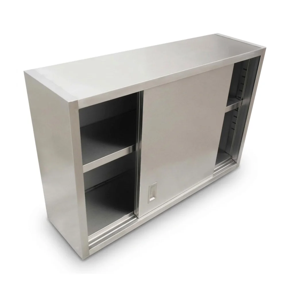 ProKitchen Series 15" x 72" Stainless Steel Wall Cabinet with Flat Top