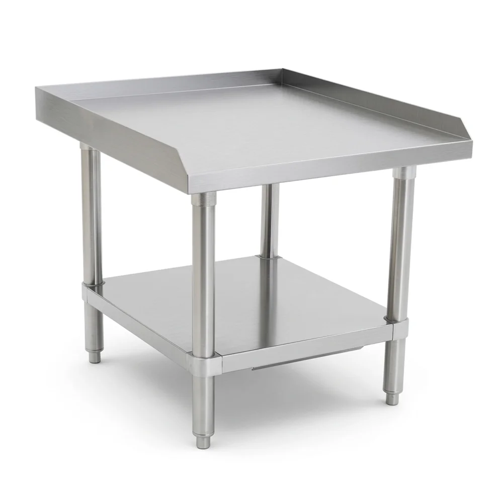 ProKitchen Series 24" x 24" 18-Gauge Commercial Work Table with Undershelf, 430 Stainless Steel