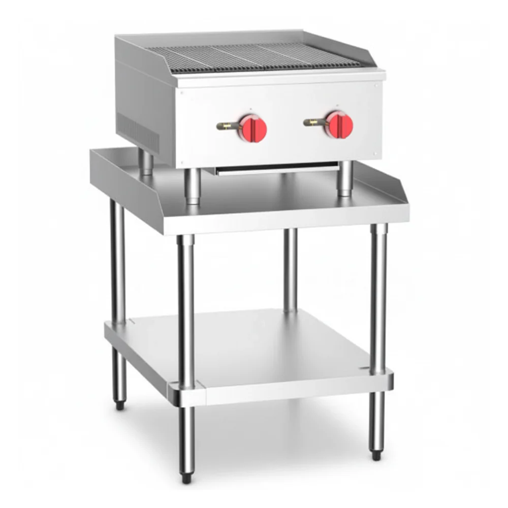 ProKitchen Series 30" x 24" 18-Gauge Commercial Work Table with Undershelf, 430 Stainless Steel