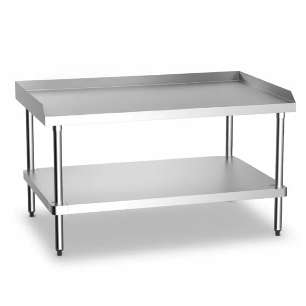 ProKitchen Series 30" x 48" 18-Gauge Commercial Work Table with Undershelf, 430 Stainless Steel