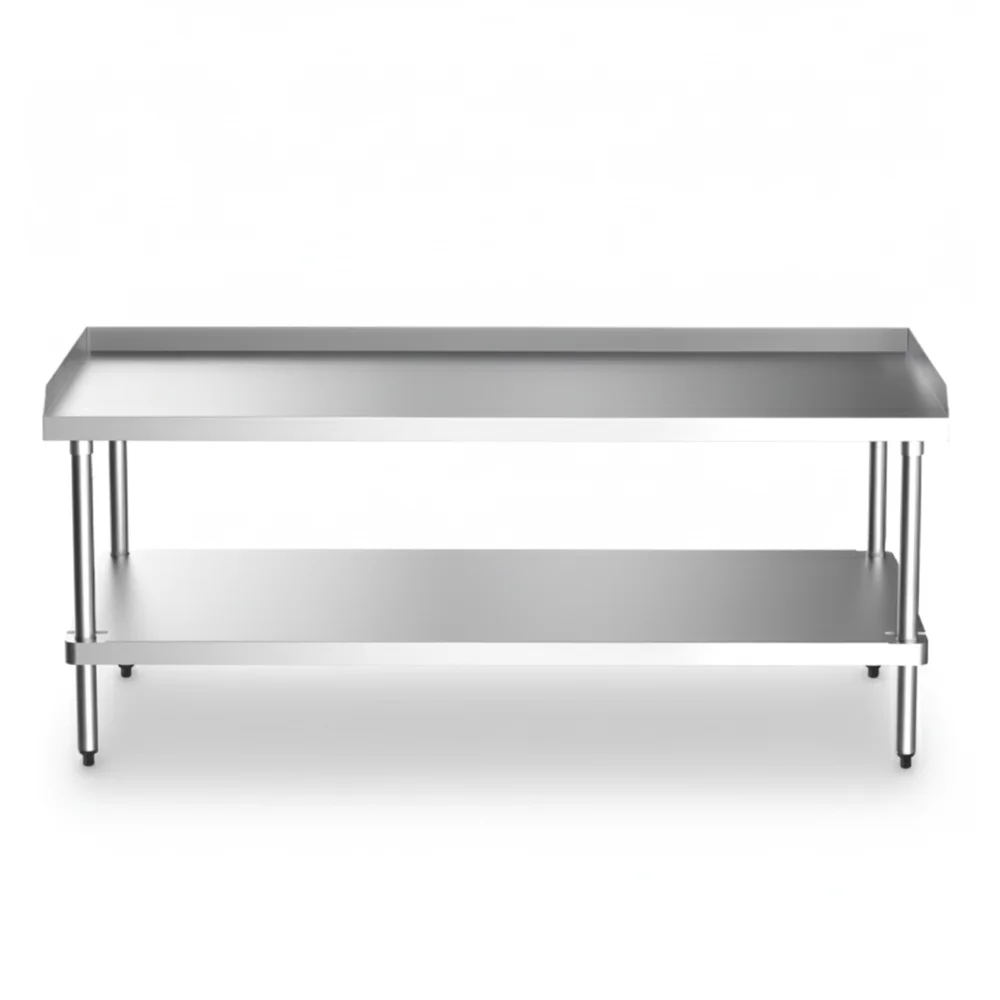 ProKitchen Series 30" x 60" 18-Gauge Commercial Work Table with Undershelf, 430 Stainless Steel