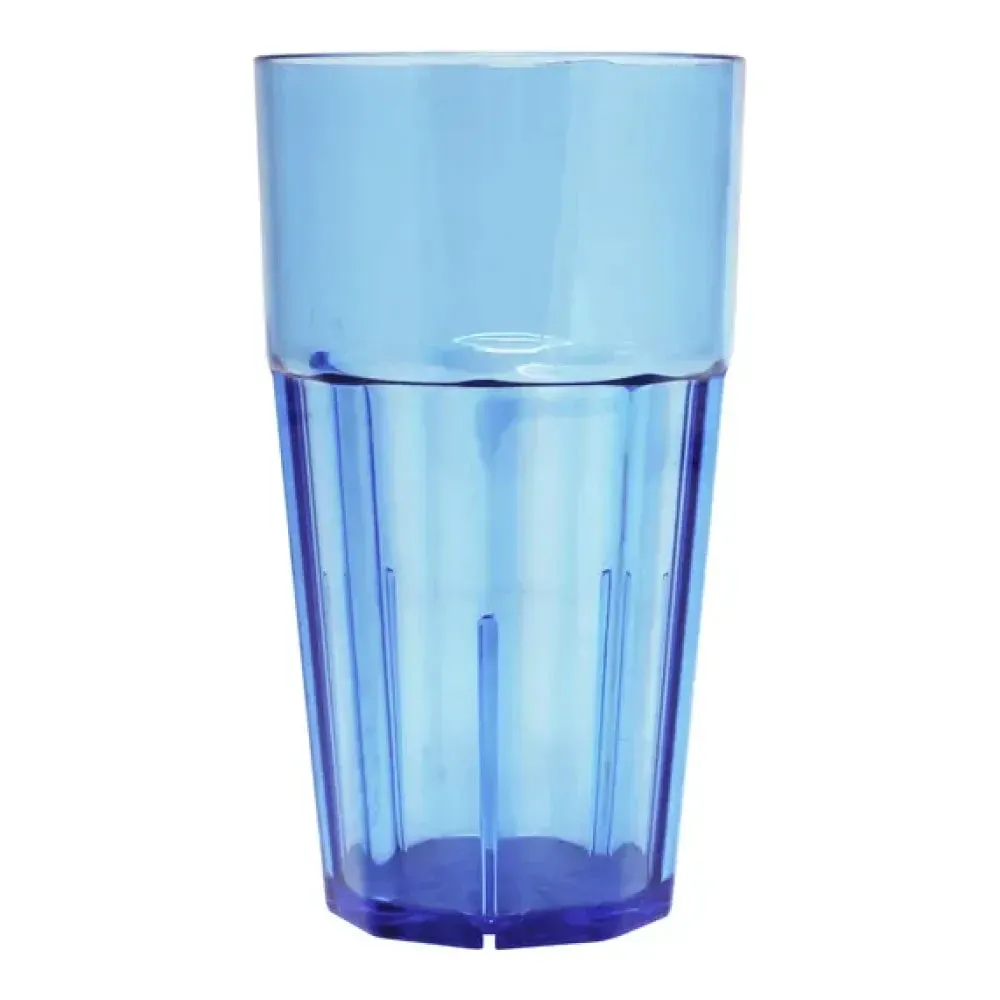 Thunder Group PLPCTB120BL 20 oz Diamond Tumbler Glass, Polycarbonate, Blue
