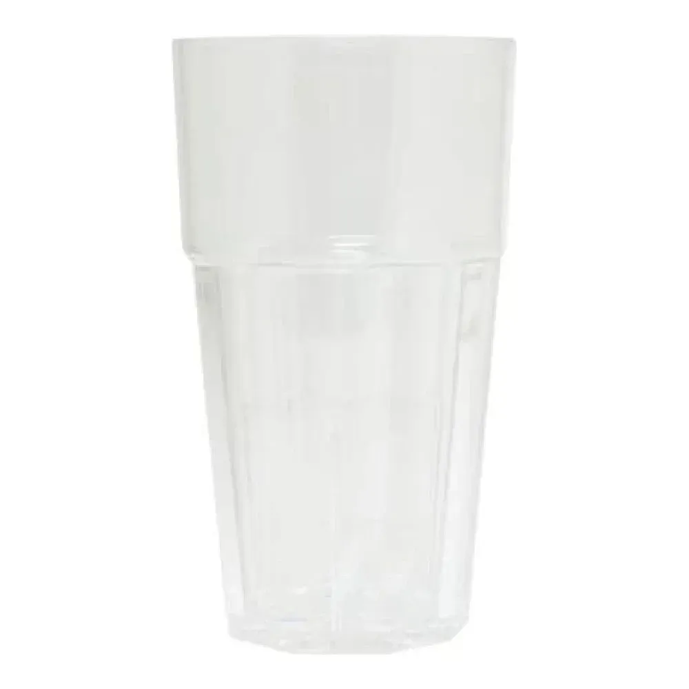 Thunder Group PLPCTB124CL 24 oz Diamond Tumbler Glass, Polycarbonate, Clear