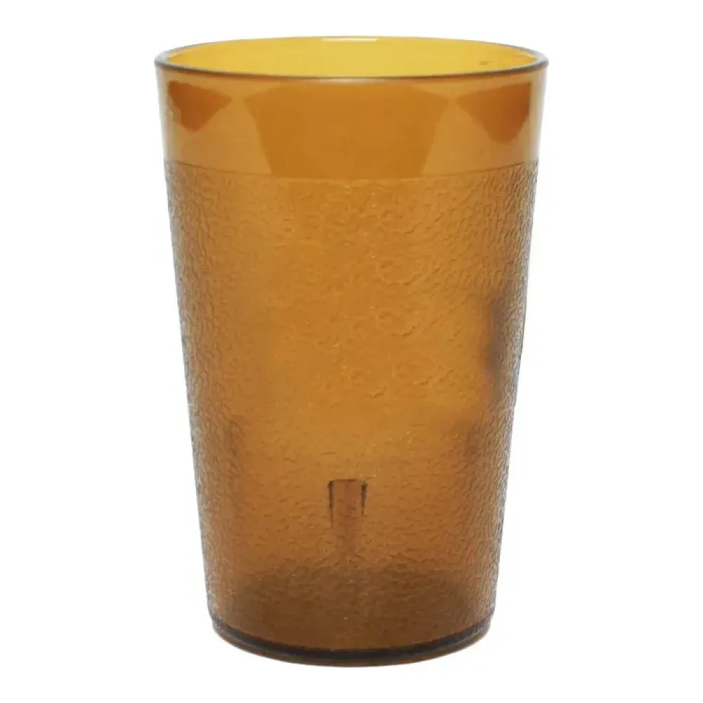 Thunder Group PLTHTB008A 8 oz Traditional Amber Tumbler