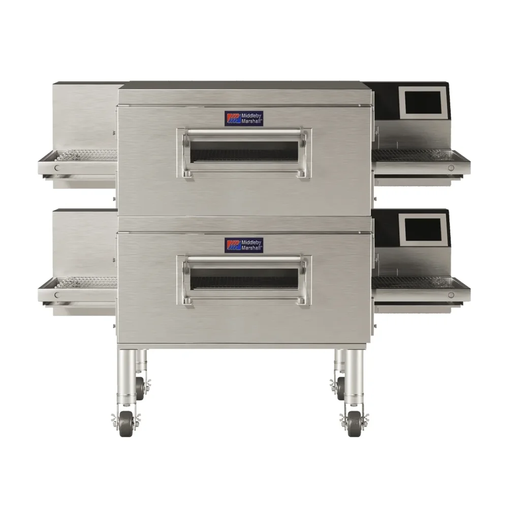 Middleby Marshall PS638G2LP 65" Double Impingement Conveyor Oven, 26"W x 65"L Belt, Liquid Propane, 178,000 BTU, 240V/1ph