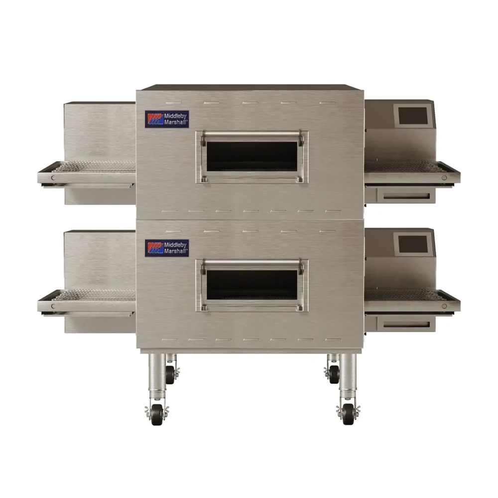 Middleby Marshall PS640G2NG 77" Double Impingement Conveyor Oven, 32"W x 77"L Belt, Natural Gas, 198,000 BTU, 240V/1ph