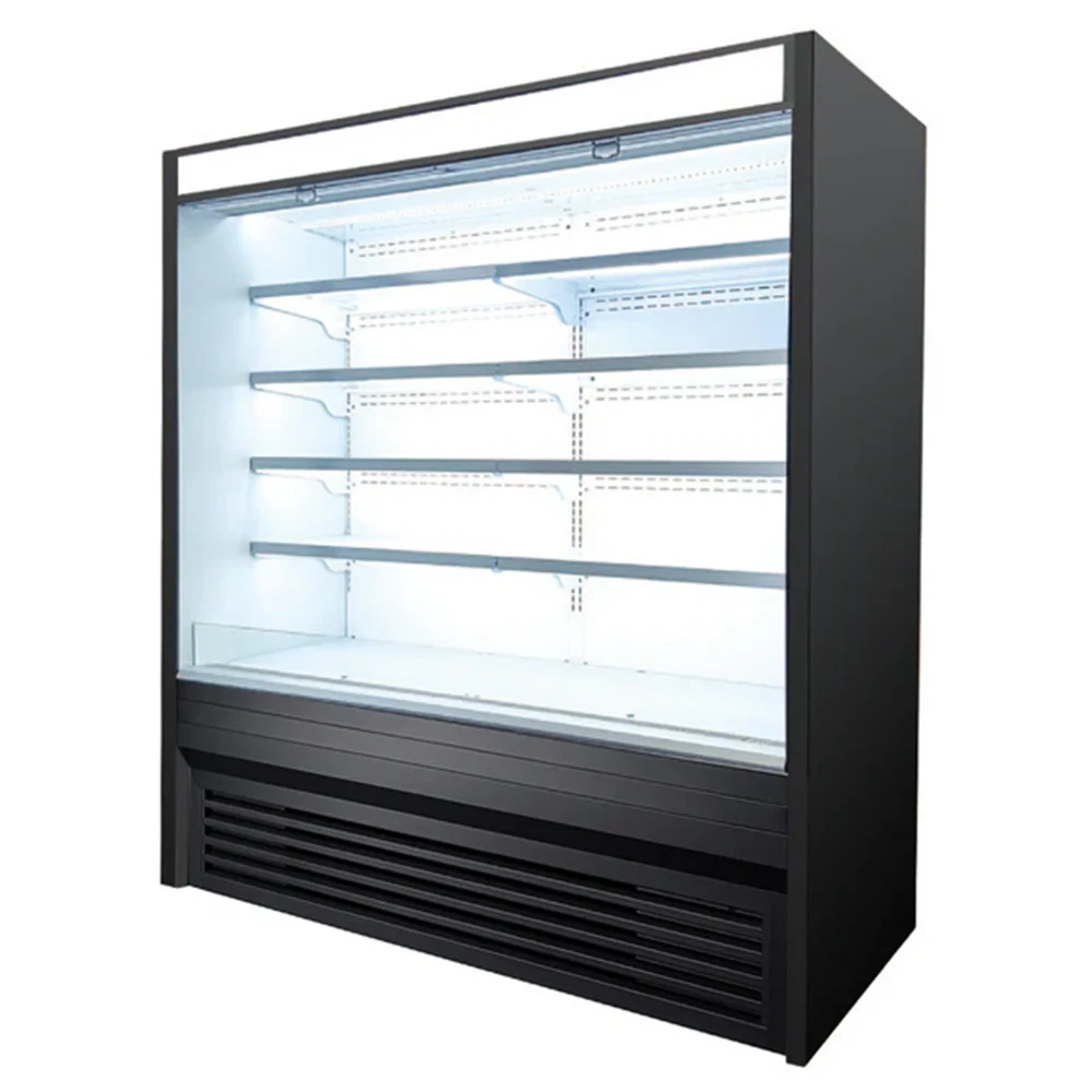 ProKitchen Series 72" Open Air Merchandiser, Black, 1 Year Warranty