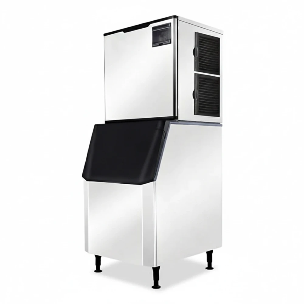 Platinum Frost Series 30" Commercial Air Cooled Ice Machine with Bin, 440 lbs Bin, 1000 lbs 24/Hr