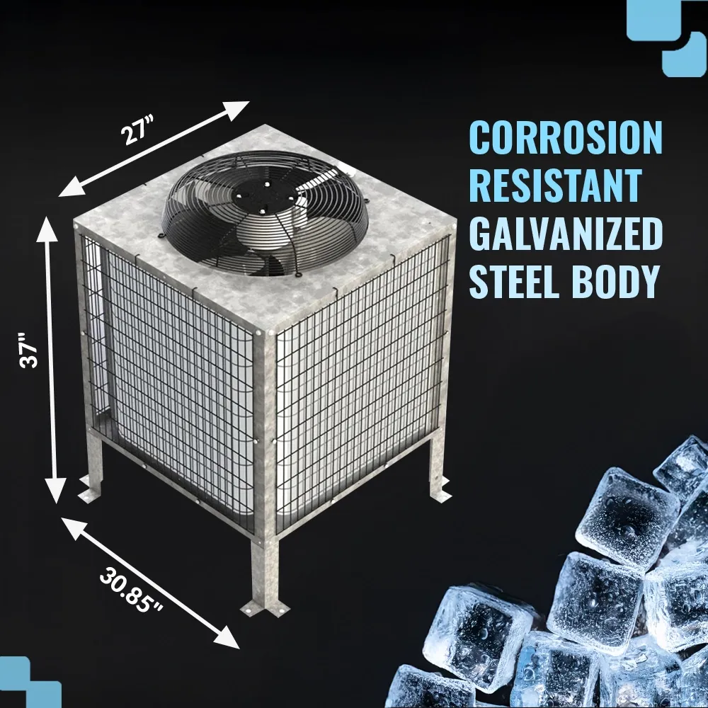 Ice-O-Matic remote condenser, 115V, ensures smooth operation and effective cooling for compatible ice machines.