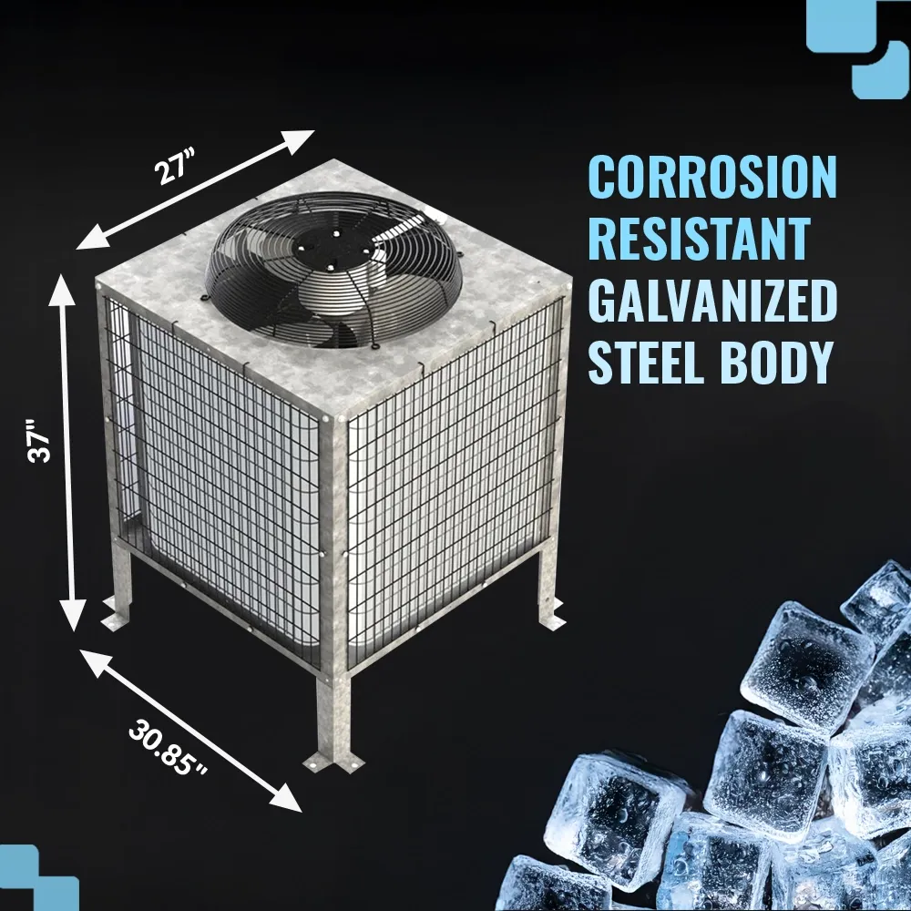 Ice-O-Matic remote condenser, 208-230V, designed for specific ice machine models, delivering reliable and efficient performance.