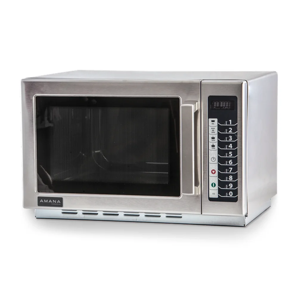 ACP RCS10TS 22" Commercial Microwave oven with Touch & Dial Control Pad, Stainless Steel, 1000W