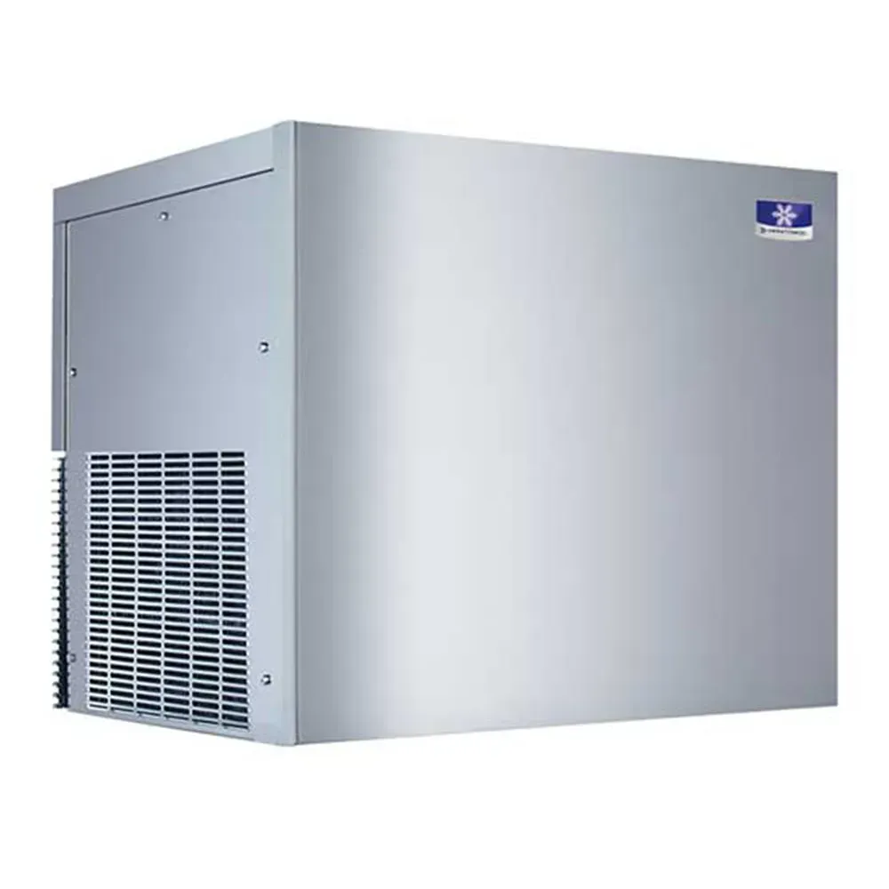 Manitowoc mini air cooled flake ice machine with efficient cooling system and durable stainless steel build for small commercial operations.