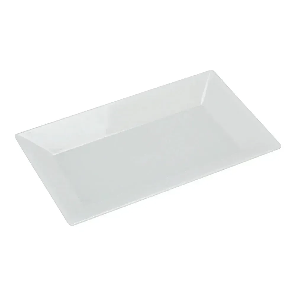Yanco RM-214 Rome 8″ White Melamine Rectangular Plate