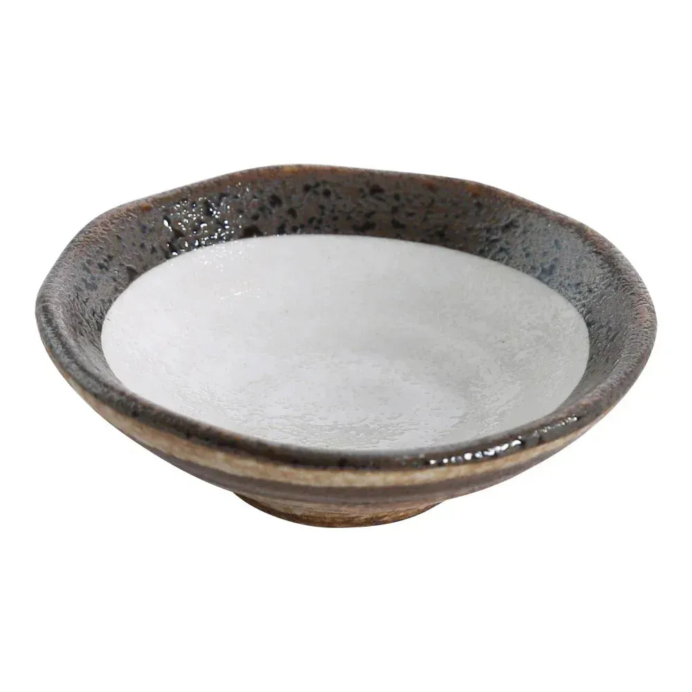 Yanco two-tone sauce dish, practical and compact, ideal for serving dips, sauces, or small portions in restaurants and cafes.