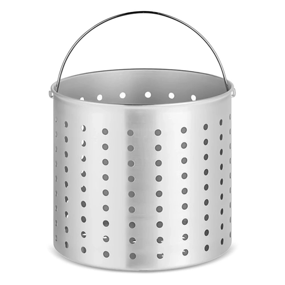 ServeCraft Series Aluminum Stock Pot Steamer Basket, 80 Qt.