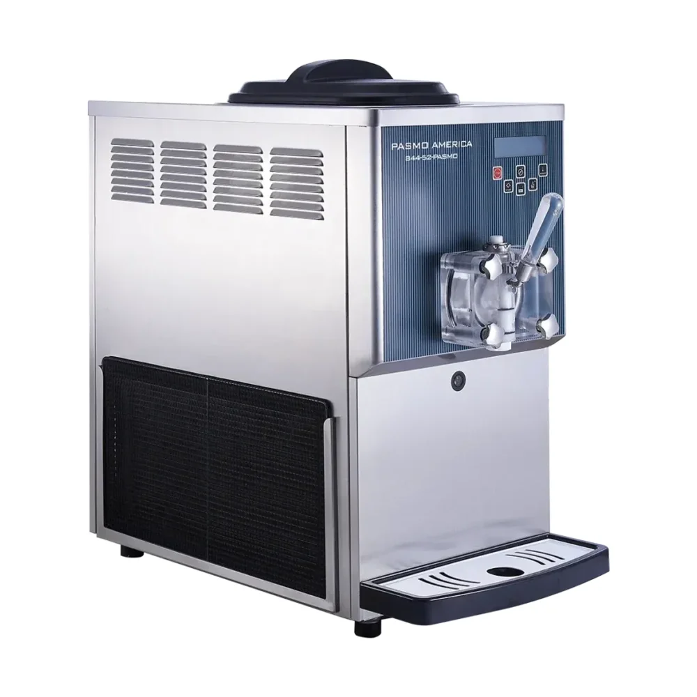 Pasmo America S930TA2 Single Flavor Table Top Soft Serve Freezer, Gravity Fed, 10.57 Gal/Hr, 220V