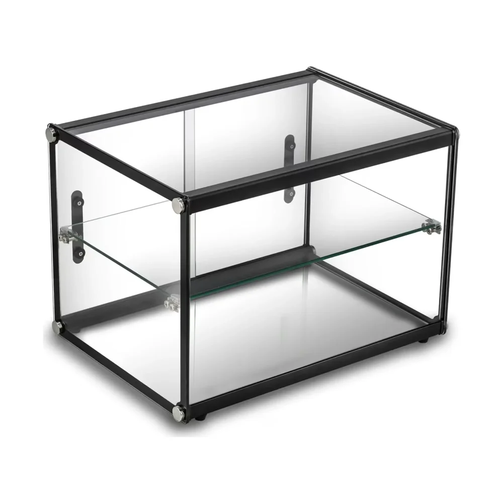 Marchia 22" Rear Access Straight Glass Countertop Dry Food Display Case
