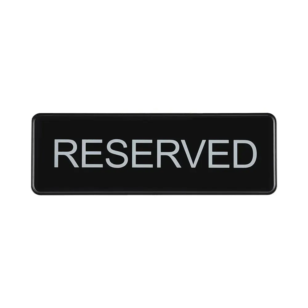 CAC China SCE3-RV04 Sign Compliance, 9 x 3", Reserved