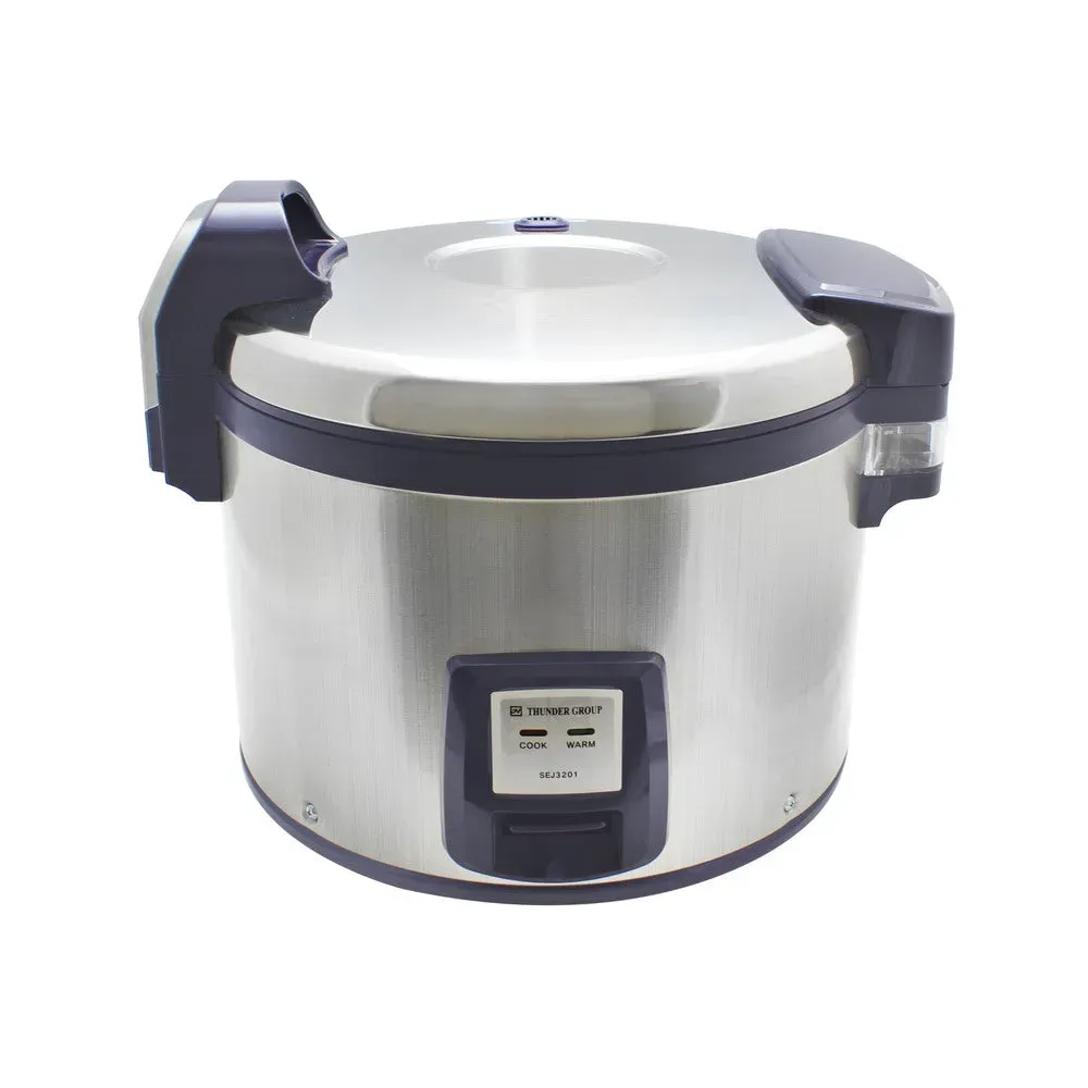 Thunder Group SEJ3201 30 cup Rice Cooker w/ Digital Controls, Silver, 110-120v