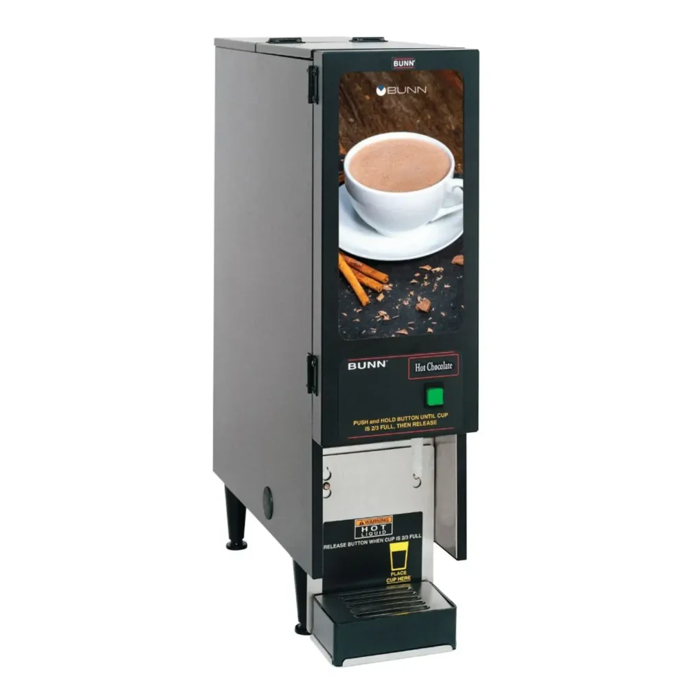 Bunn FMD-1 Fresh Mix Hot Powdered Drink Machine, Hot Chocolate Display, 120V