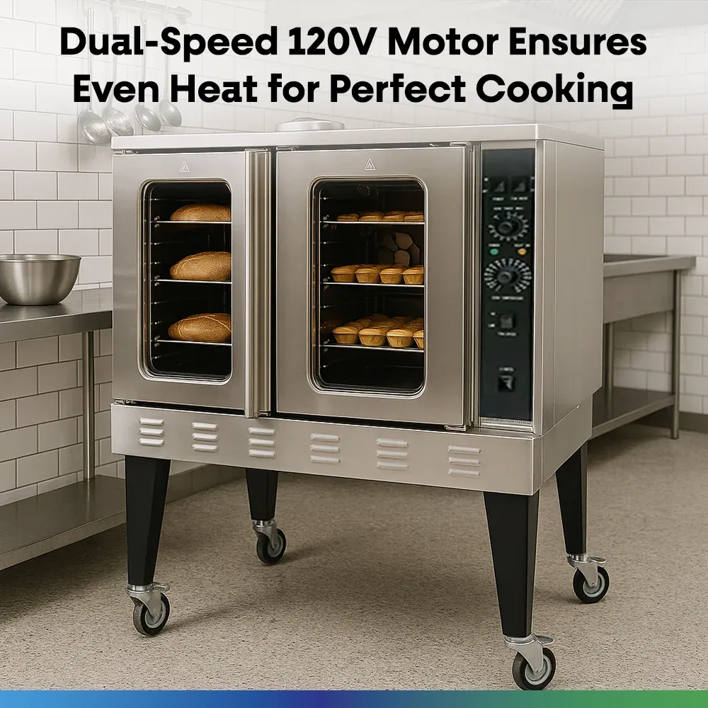 Serv-Ware SGCO-1 38" Commercial Convection Oven, Single-Deck, Stainless Steel, Gas, 54,000 BTU/H