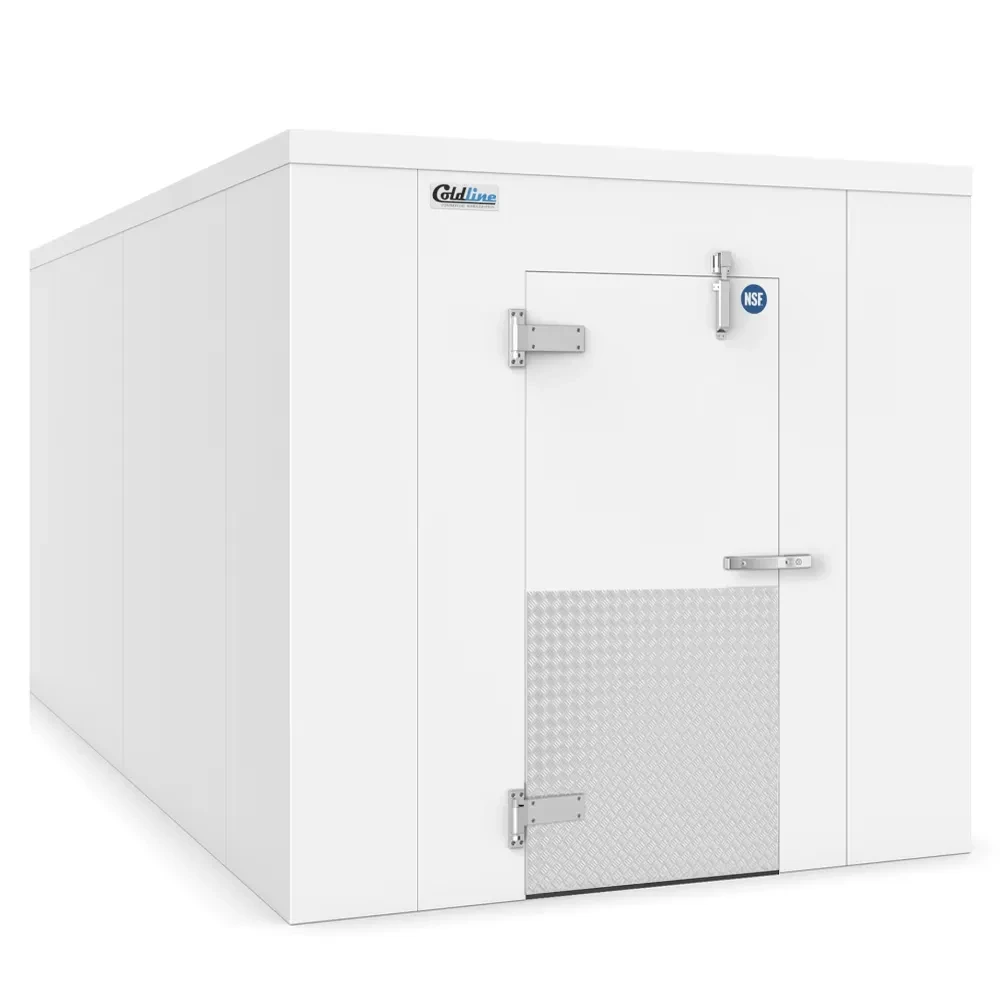 Coldline 6' x 8' Stainless Steel Floorless Walk-In Cooler Box Only