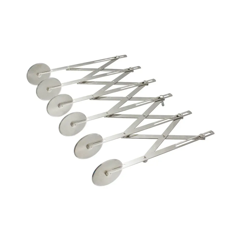 Thunder Group SLADD06 6 Wheel Adjustable Dough Divider, Stainless Steel