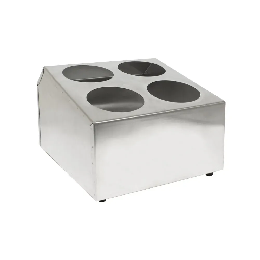 Thunder Group&nbsp;SLFC004,&nbsp;4 Compartment Stainless Steel Flatware Organizer