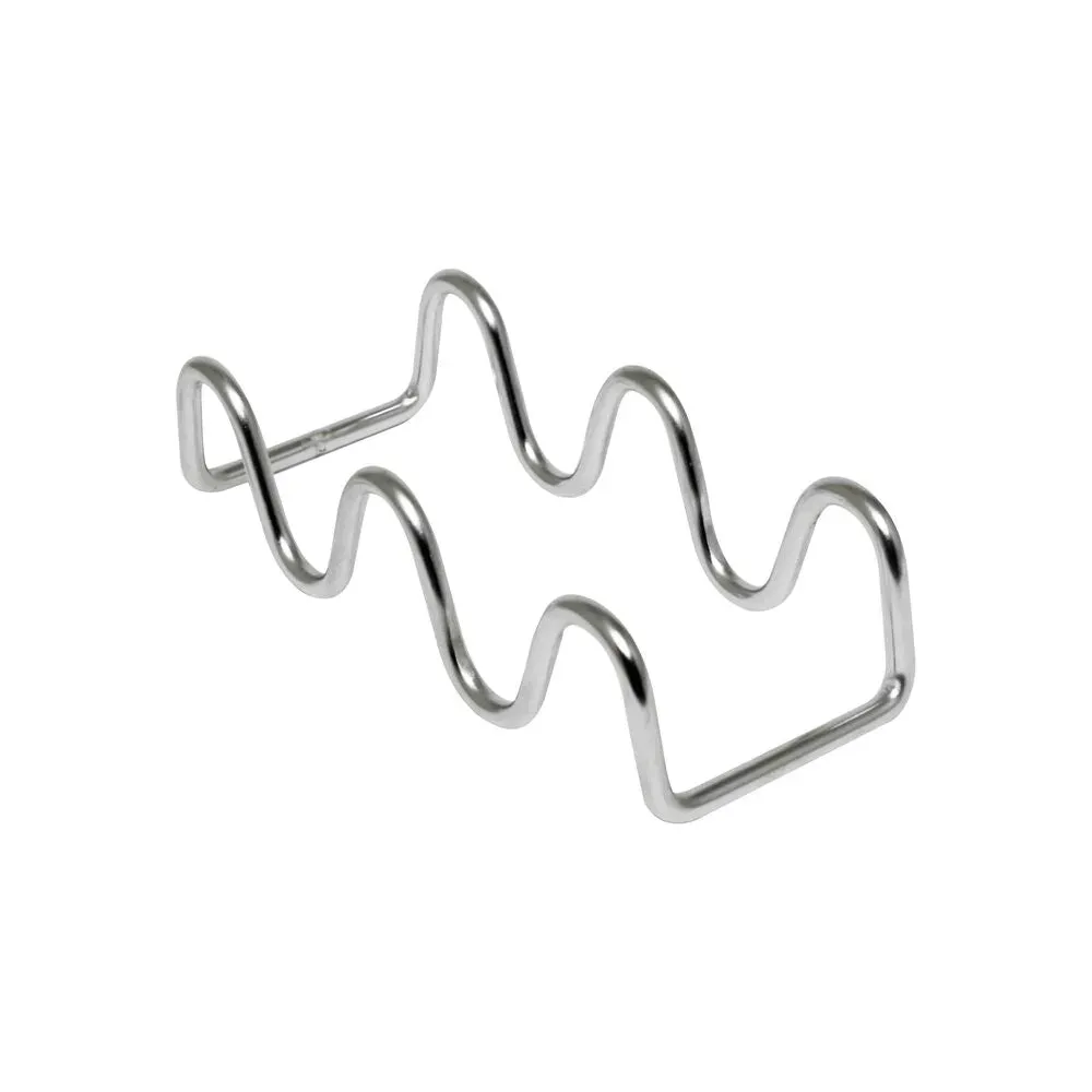 Thunder Group SLTR023W 2-3 Compartment Wire Taco Holder, 5-5/8" x 2-1/3" x 1-1/2"