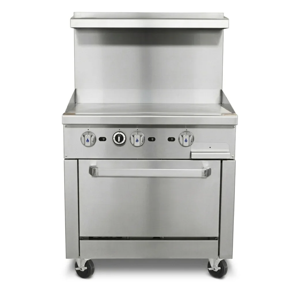 ProKitchen Series 36" Gas Range with Griddle Top & Oven, Natural Gas - 123,000 BTU