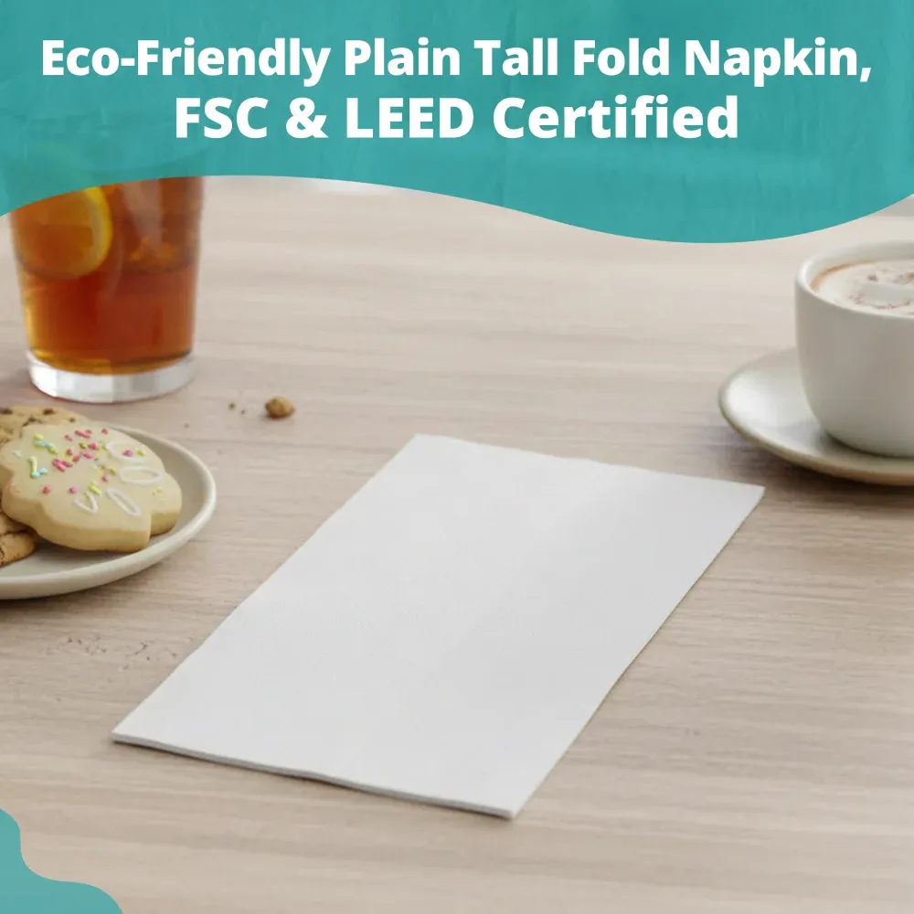 SoftTouch Series Tall Fold Dispenser Napkin, 6 x 13 in, 1-Ply, White, 10,000 Sheets/Case