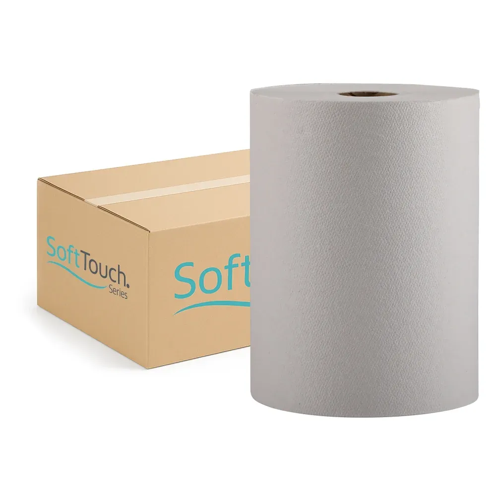 SoftTouch Series Hardwound Paper Towel, 5.25 x 10 in, White, 6 Rolls/Case