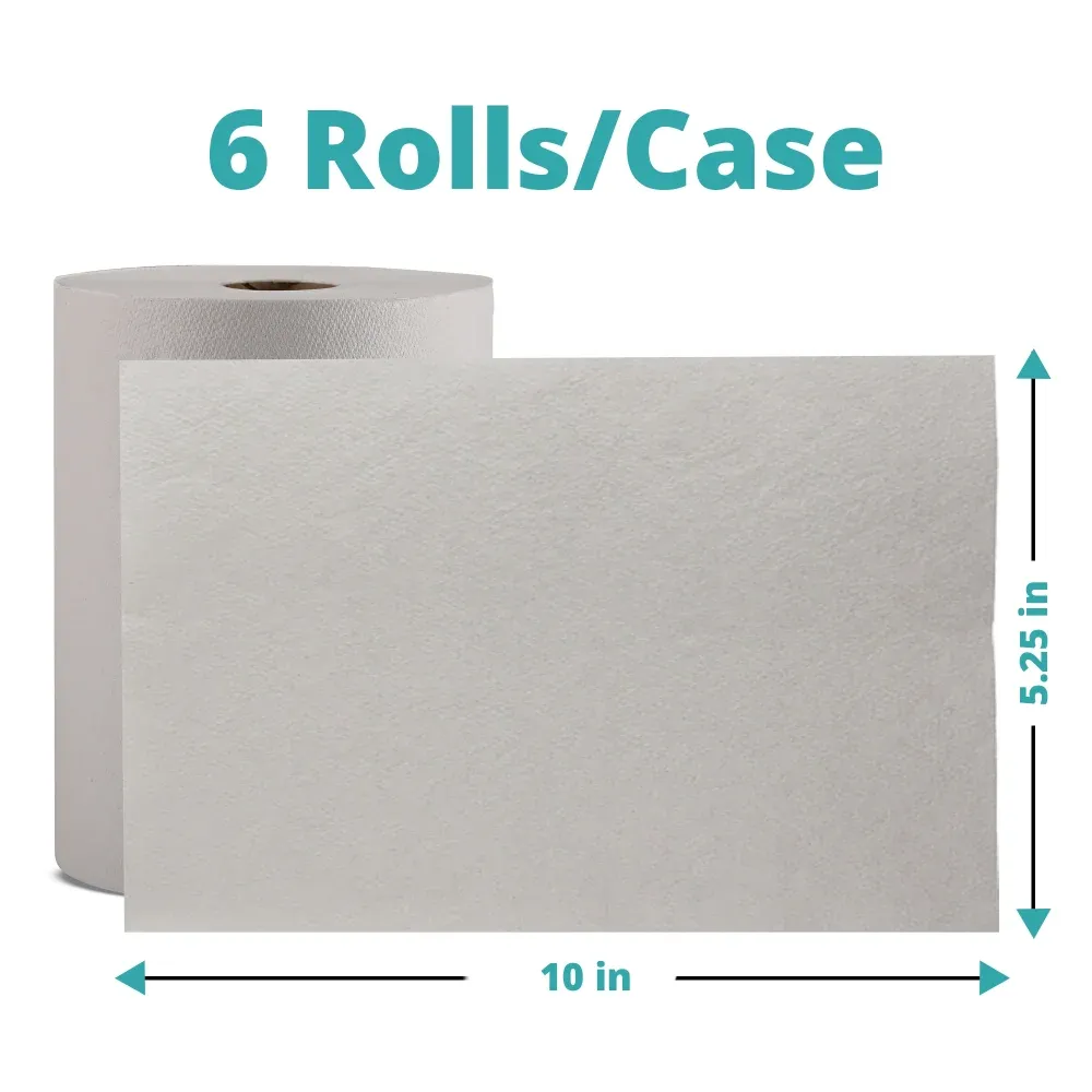 SoftTouch Series Hardwound Paper Towel, 5.25 x 10 in, White, 6 Rolls/Case